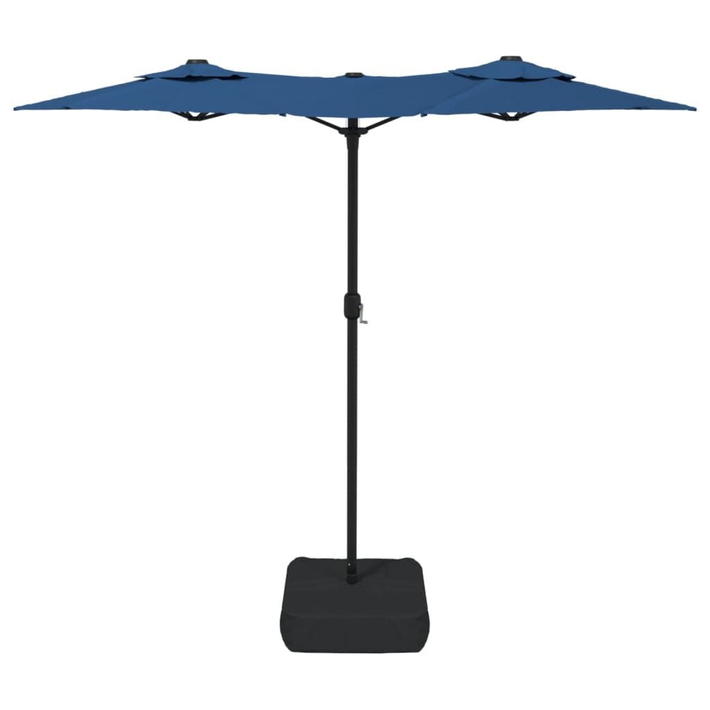 vidaXL Dubbele Parasol Azuurblauw 316cm - 65% Korting!