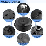 1Pc paraplubasis gewicht tas tot 23kg water, met 2 duurzame handgrepen en grote import en export, Parasol waterzak gewichten voor 3.15in Diameter Outdoor tuin patio Offset Stand