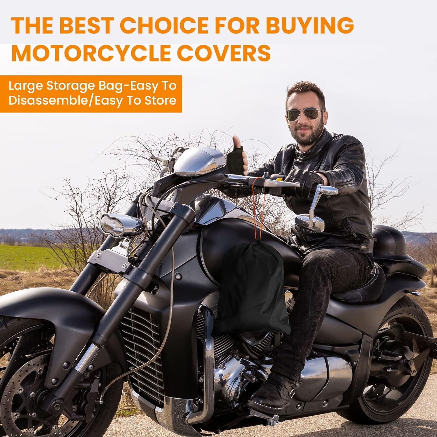 Waterdichte Motorhoes - Heavy Duty 420D (XL) - 30% Korting!