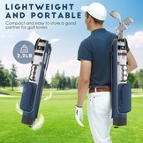 Findway Lichtgewicht Golf Stand Bag, Draagbaar en Duurzaam, Geschikt voor Driving Range, 3-par Course en Executive Course, 31.5 Inch Hoog