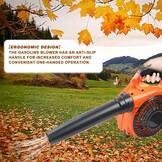 Handheld Petrol Leaf Blower Cordless Leaf Vacuum Leaf Blower 26cc Blowing Device, 380CFM Garden Fan, 2-Stroke Air-Cooled Motor, Portable Motor Blower for Leaves Patios