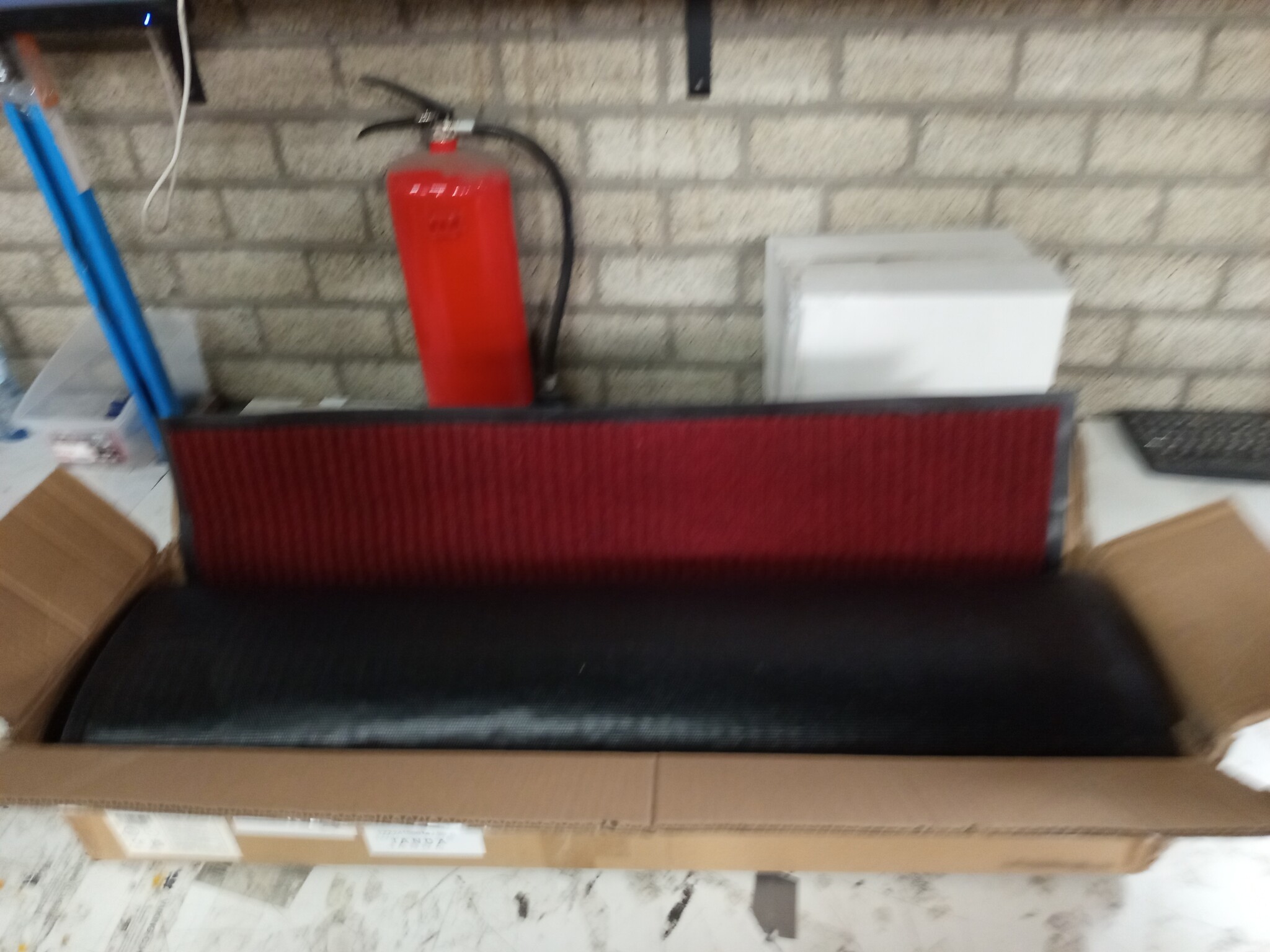 Tapijtloper Gang 90x500cm Rood Antislip - Nu 55% Korting!