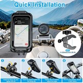 Waterdichte Fiets- & Motor Telefoonhouder 360° - 30% Korting