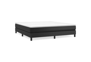 vidaXL Bedframe Kunstleer Zwart 180x200 | -60%!