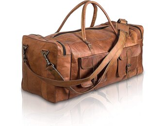Leren Reistas Heren | Weekender Bag | 30% Korting