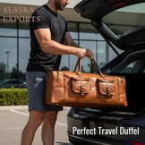 Leren Reistas Heren | Weekender Bag | 30% Korting