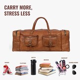 Leren Reistas Heren | Weekender Bag | 30% Korting