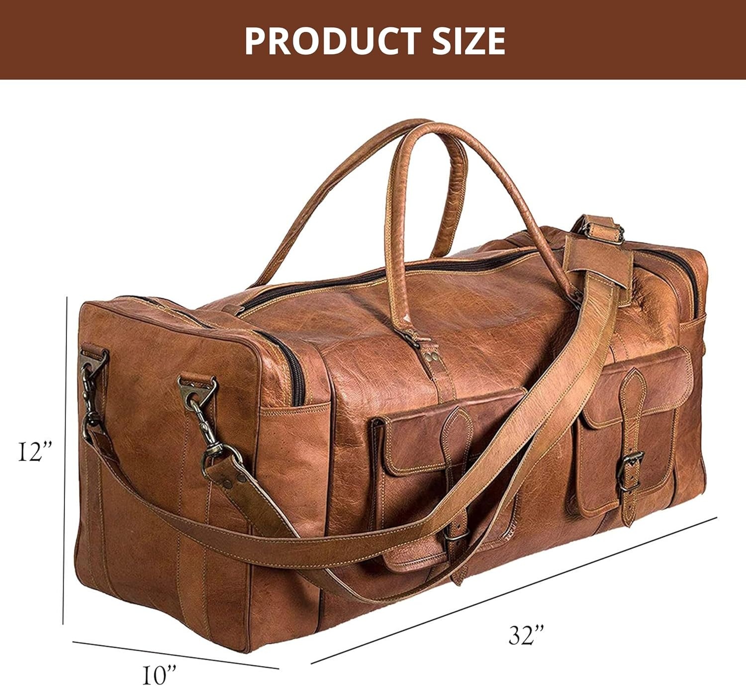 Leren Reistas Heren | Weekender Bag | 30% Korting