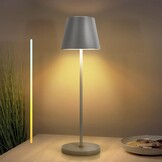 Led-tafellamp Grijs 30% Korting - Draadloos & Dimbare Accu