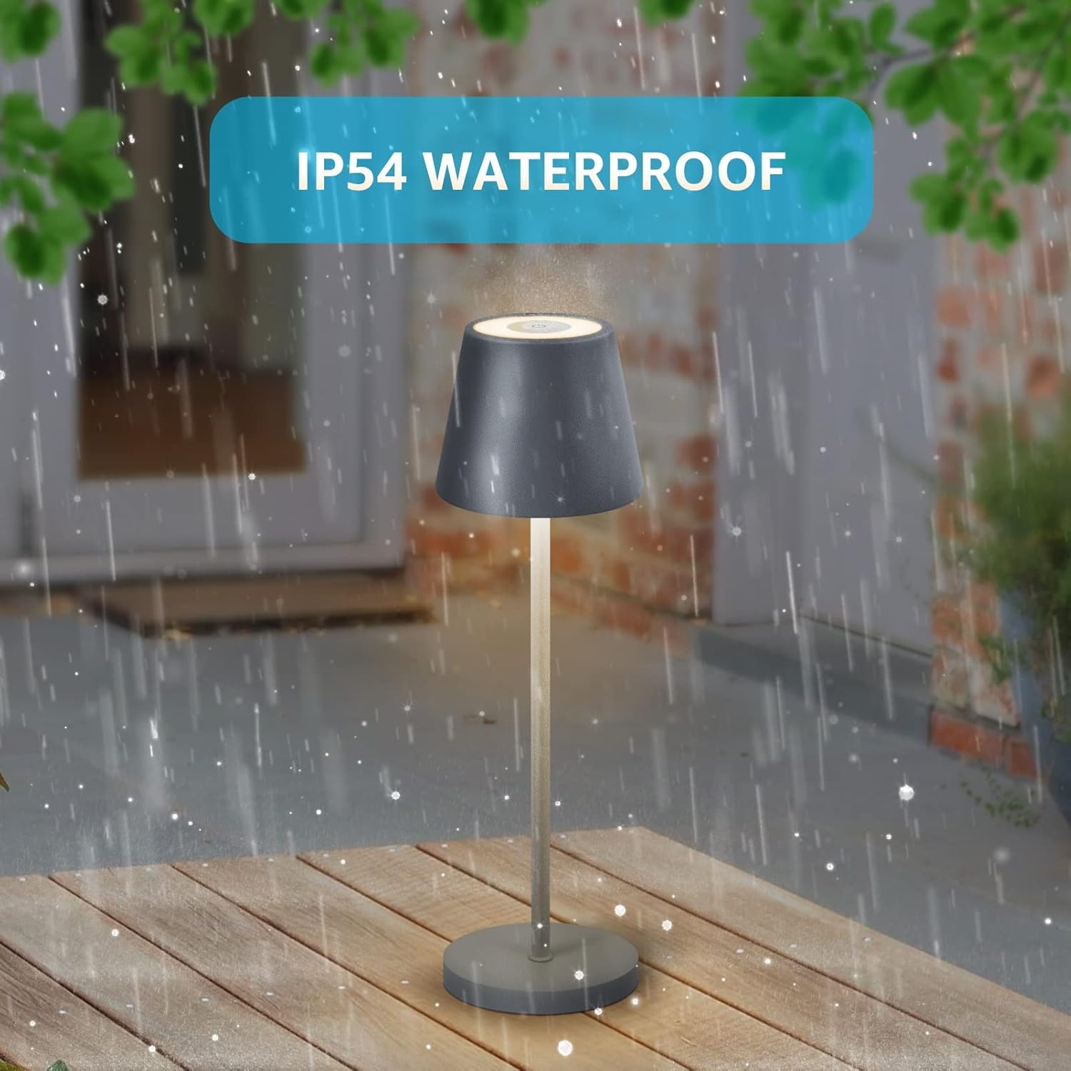 Led-tafellamp Grijs 30% Korting - Draadloos & Dimbare Accu