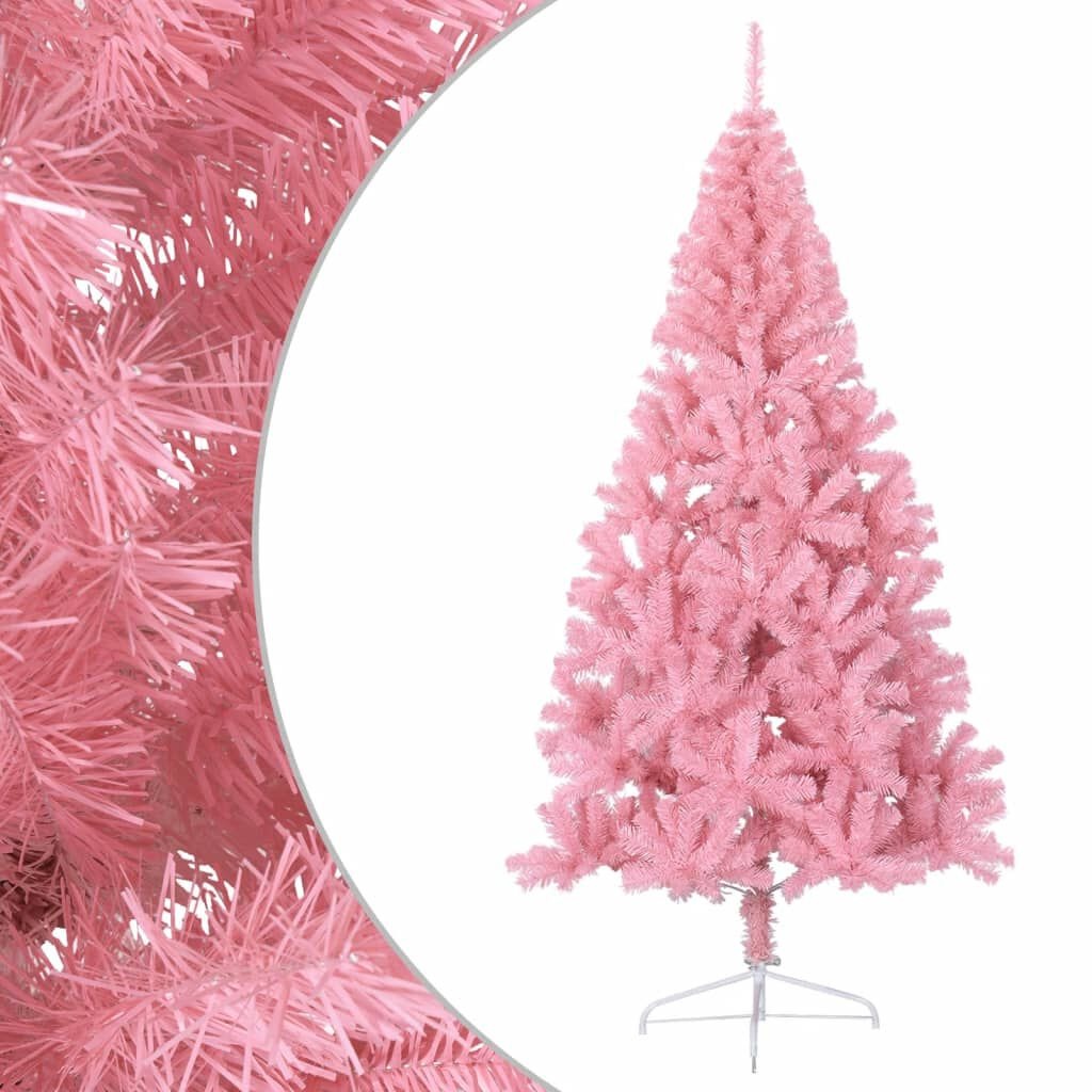 vidaXL Halve Kunstkerstboom Roze 240cm - 65% Korting!