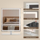 Geretourneerde Make-upspiegel met Verlichting (Wit, 30cm) - 30% Korting!