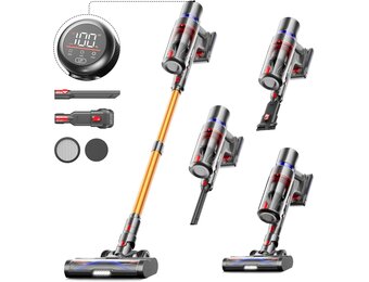 550W Draadloze Stofzuiger - 70 min. - 45 kPa - OLED - 30% Korting!