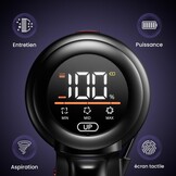 550W Draadloze Stofzuiger - 70 min. - 45 kPa - OLED - 30% Korting!