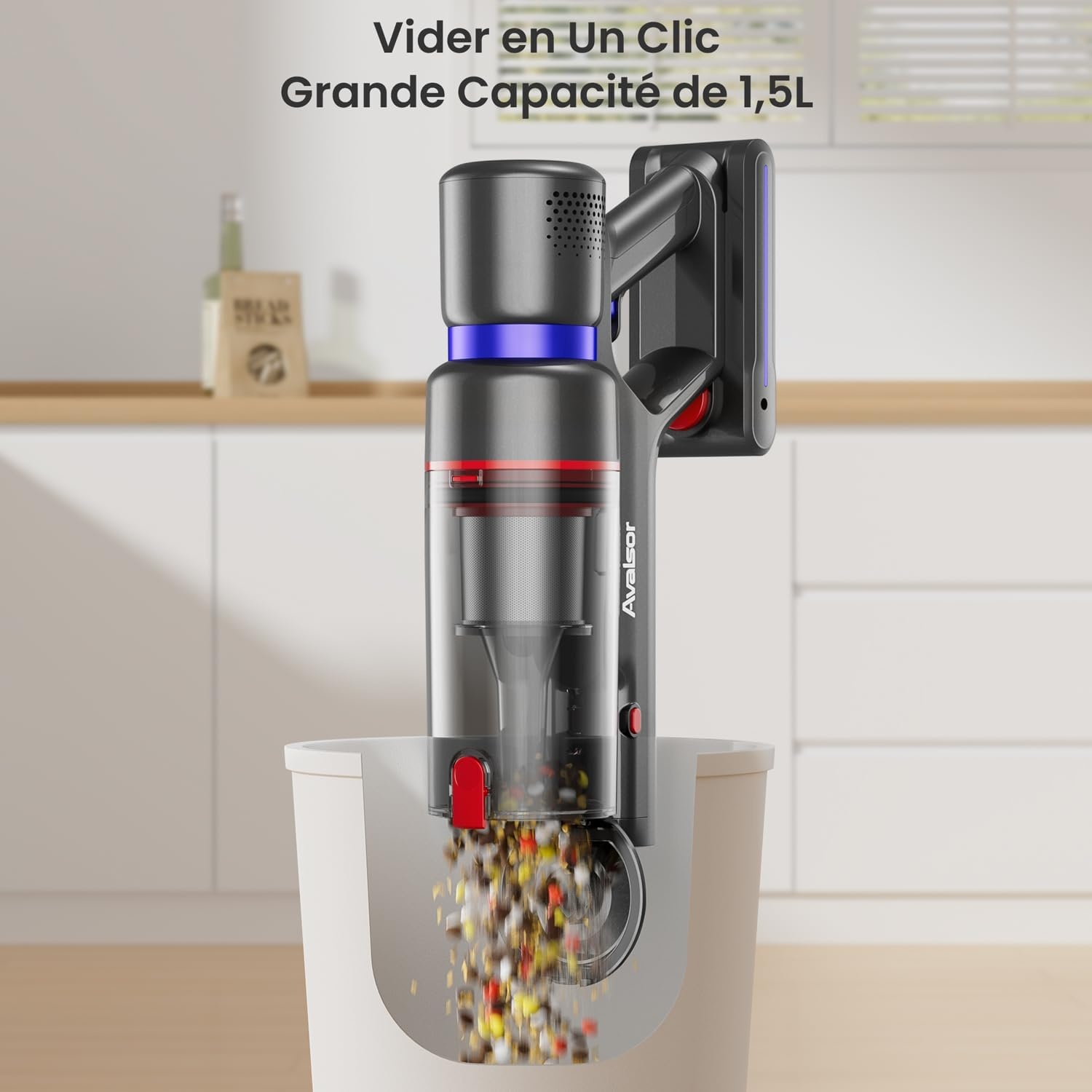 550W Draadloze Stofzuiger - 70 min. - 45 kPa - OLED - 30% Korting!