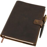 Leren Notitieboek - 30% Korting - A5 Dames & Heren - Uniek & Duurzaam