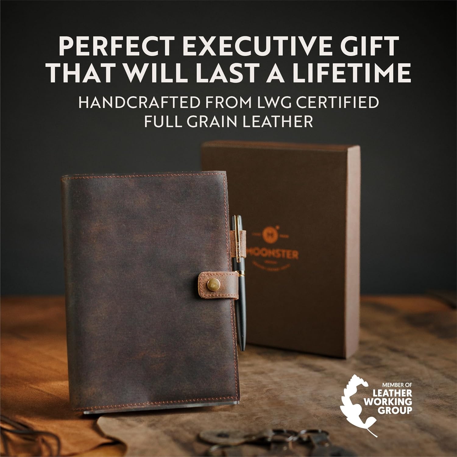 Leren Notitieboek - 30% Korting - A5 Dames & Heren - Uniek & Duurzaam