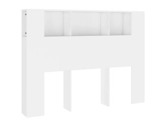 vidaXL Hoofdbordkast 140x18,5x104,5 cm Wit - 35% Korting!