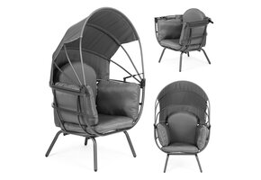 Loungestoel Tuin: Opvouwbaar & UV-bescherming - Nu 35% Korting!