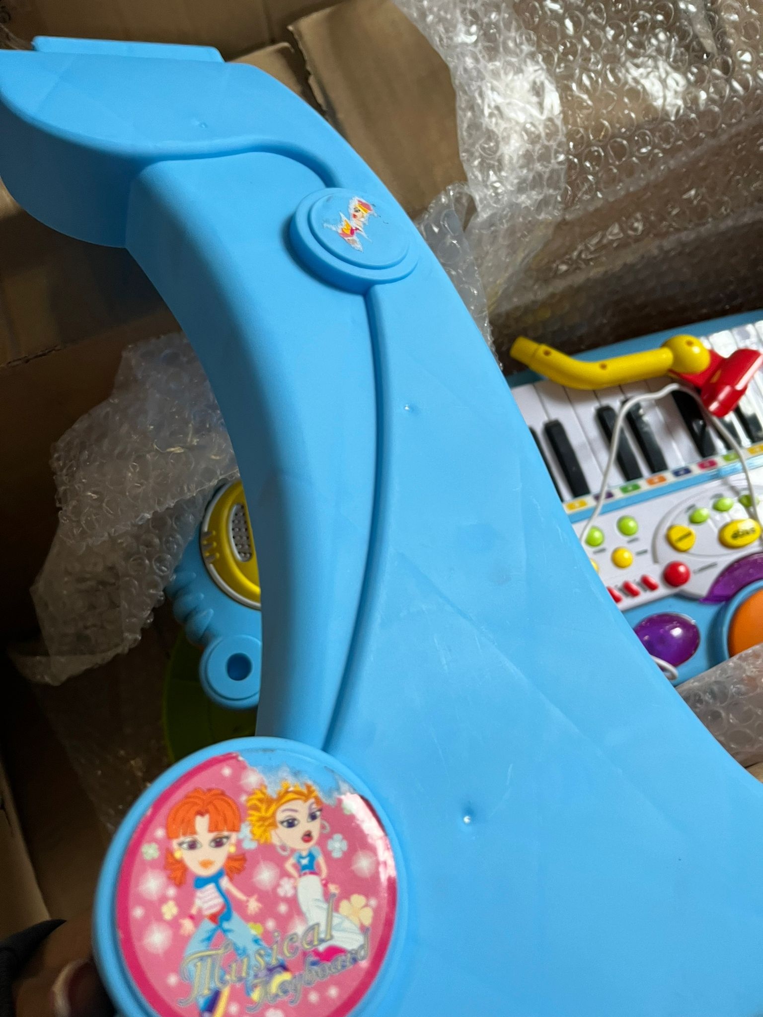 Kinder Keyboard met Microfoon & Kruk - 60% Korting!