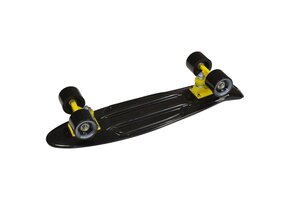 Retro Skateboard - All Black - 35% Korting