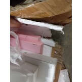 Kinder Kledingkast Wit/Roze (90x190x50cm) - 55% Korting!