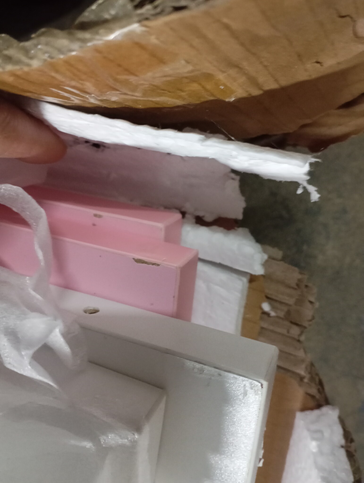 Kinder Kledingkast Wit/Roze (90x190x50cm) - 55% Korting!