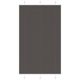 vidaXL Plissé rolgordijn Zwart 120x200cm - 65% Korting!