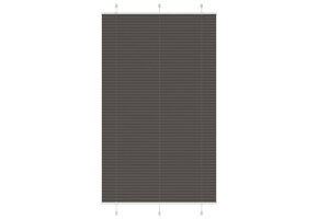 vidaXL Plissé rolgordijn Zwart 120x200cm - 65% Korting!