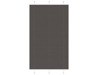 vidaXL Plissé rolgordijn Zwart 120x200cm - 65% Korting!