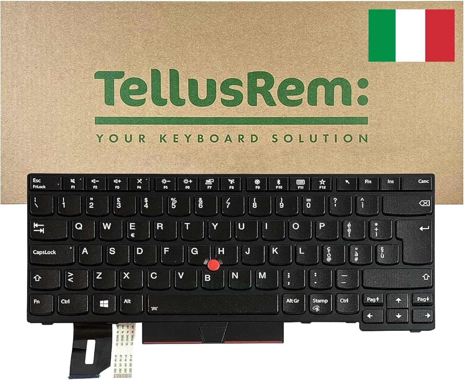 Italiaans Origineel verlicht toetsenbord voor Lenovo Thinkpad T480s, T490, E490, L480, L490, L380, L390, L380 Yoga, L390 Yoga, E490, E480