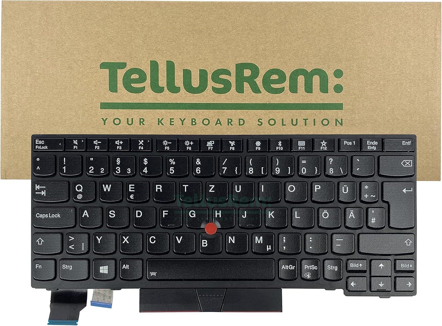 vervangend Duitse toetsenbord met achtergrondverlichting voor Lenovo Thinkpad X280 X390 X395