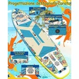 H2OSUP Inflatable SUP Board, 335 x 88 cm, Stand Up Paddle with Premium Accessories, SUP Inflatable Paddle Boards for Adults with 200 kg Capacity for 2 People