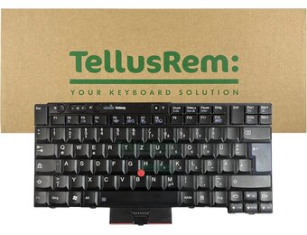 vervangend Duitse toetsenbord zonder achtergrondverlichting voor Lenovo Thinkpad T520 T520i T420S T420 T420i T400S T410S T410 T410I T510 T510i W510 W520 X220T X220s X220i X220