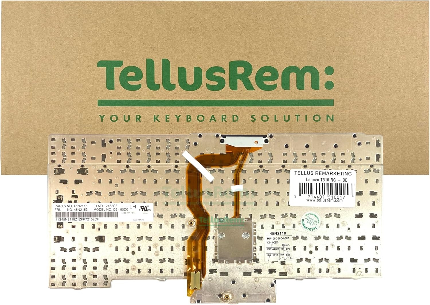 vervangend Duitse toetsenbord zonder achtergrondverlichting voor Lenovo Thinkpad T520 T520i T420S T420 T420i T400S T410S T410 T410I T510 T510i W510 W520 X220T X220s X220i X220