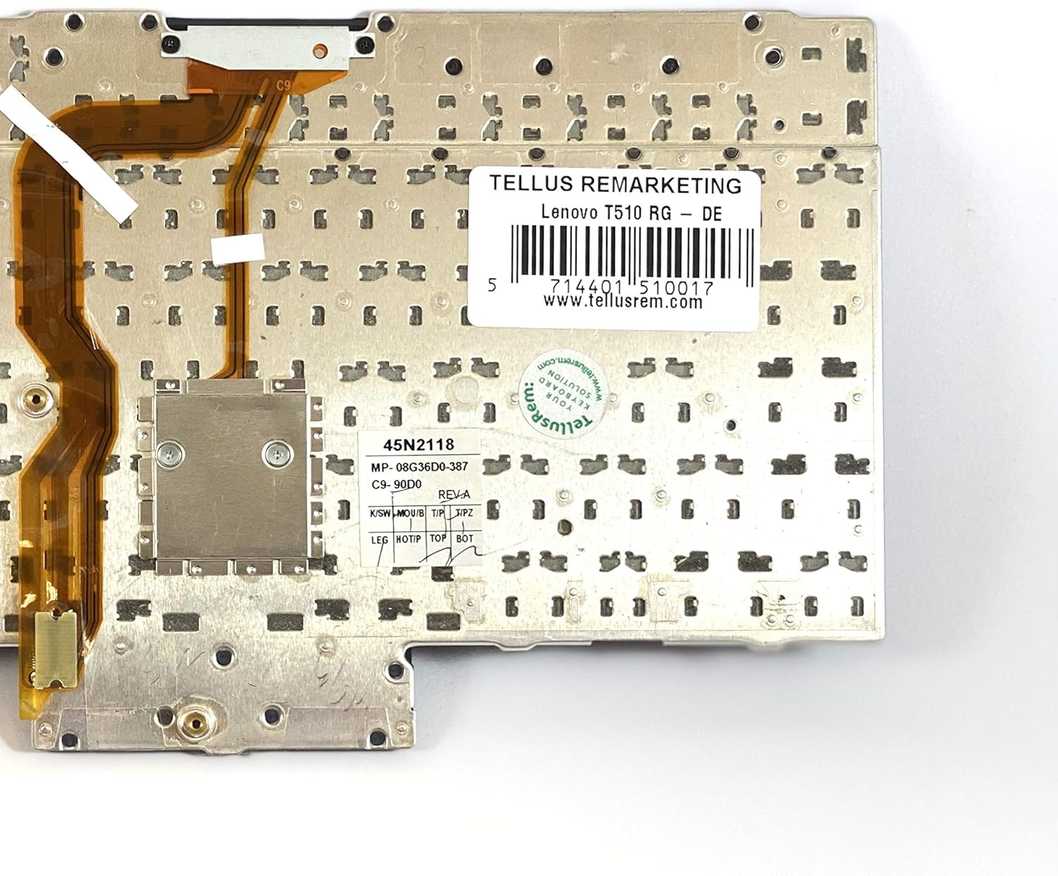 vervangend Duitse toetsenbord zonder achtergrondverlichting voor Lenovo Thinkpad T520 T520i T420S T420 T420i T400S T410S T410 T410I T510 T510i W510 W520 X220T X220s X220i X220