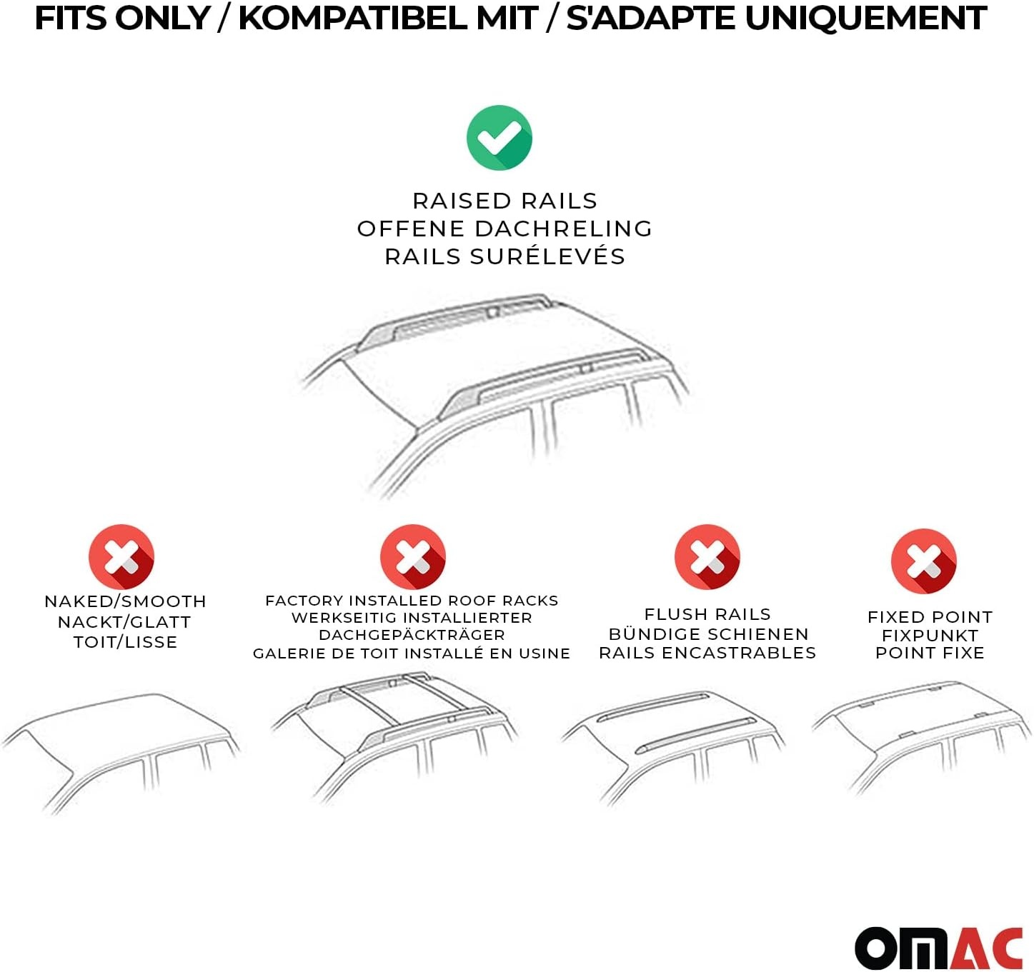 Dakdrager van aluminium 120 cm met T-groef | bagagedrager | dakdrager | Dakdrager | Dakdrager | 2-TLG geanodiseerde dakdragers | Afsluitbare imperiaal (grijs)
