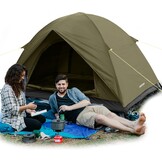 Campingtent, ultralichte tent voor 2-4 personen, waterdichte koepeltent, snelle opbouw, kleine verpakkingsmaat, fietstas, tent voor outdoor, wandelen, gezinnen, camping, festival