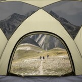 Campingtent, ultralichte tent voor 2-4 personen, waterdichte koepeltent, snelle opbouw, kleine verpakkingsmaat, fietstas, tent voor outdoor, wandelen, gezinnen, camping, festival