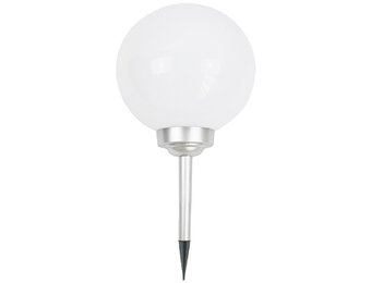 Solar Tuinverlichting Bol 30x63 cm - Koel Wit
