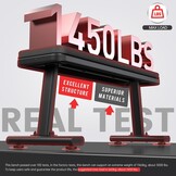 PASYOU PW100 Gewichtheffen Bank, Extreme Belastbaarheid 660 KG, Workout Bench Home Fitness Bench Voor Totale Lichaamstraining