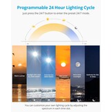 NICREW C10 24/7 LED Aquarium Lights for Plants, 88-115 cm, 28 W, Full Spectrum Aquarium Lamp with Timer, Brightness Adjustable