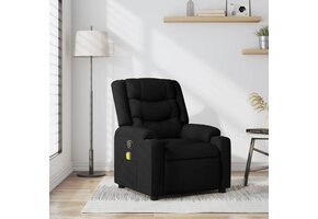 vidaXL Massagestoel, Verstelbaar Stof Zwart - 55% Korting!