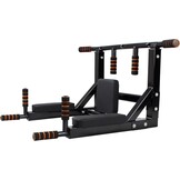 Leogreen Pull-Up Bar Wall Mounted, Pull Up Bar, Training Holder with Multifunctions, 8 Non-Slip Handles, Heavy Duty Training Weight up to 200 kg, 95 x 73 x 47 cm