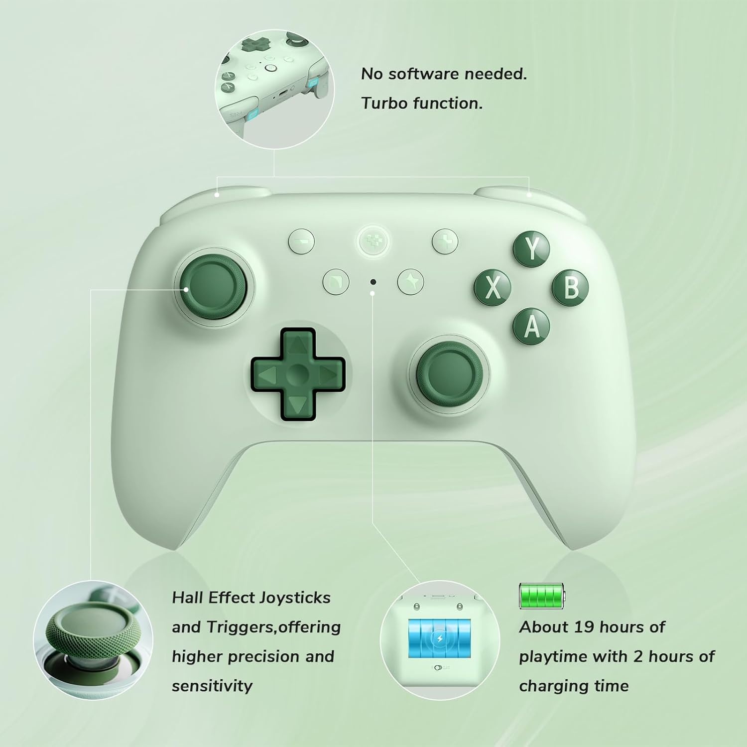 8Bitdo Ultimate 2C Controller | PC & Android | 30% Korting