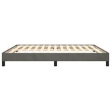 vidaXL Bedframe zonder matras 180x200 cm fluweel donkergrijs