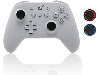 GuliKit KK3 Draadloze Controller voor Switch/Switch OLED/Steam Deck/Android/iOS, TMR-joysticks en Analoge Hall Effect-triggers, 23 Speeluren, 6-assige Gyro