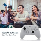 GuliKit KK3 Draadloze Controller voor Switch/Switch OLED/Steam Deck/Android/iOS, TMR-joysticks en Analoge Hall Effect-triggers, 23 Speeluren, 6-assige Gyro