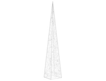 vidaXL LED Lichtkegel Acryl 60cm Koudwit - Nu 65% Korting!