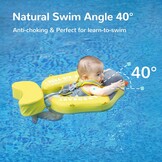 HECCEI Bouee Bebe Mambobaby Flotteur Flottant Non Gonflable pour Enfants, Bouée Bébé en Matériau Doux Idéal pour l'Apprentissage de la Natation pour Bébé de 3 à 24 Mois